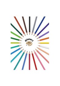 Resim Silka Teneke Kutuda 24 Renkli Kuru Boya 1 Adet Çok Renkli 