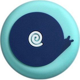 Resim Karikatür Kapı Kolu Tamponu Duvar Koruyucu Kapı Kolu Çarpma Pedi Ev İçin Kendinden Yapışkanlı Tasarım Salyangoz Deseni 