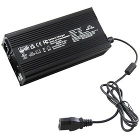 Resim 60 V 24 Ah 4amp Yüksek Kalite Metal Kasa - Emc Hızlı Şarj Özellikli - Elektrikli Motor Şarj Aleti 60 V 24 Ah 