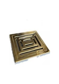 Resim VitrA 59980108000 Style Dk800 15cm Kare Yalıtımlı Yer Süzgeci - Parlak Altın Yandan - 5607319 