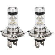 Resim Synodicmonth Adet H4 9003 Hb2 Led Motosiklet Far Ampulleri Hıd Yüksek Ve Düşük Far 6500k Beyaz Güç 