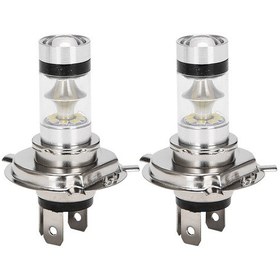 Resim Synodicmonth Adet H4 9003 Hb2 Led Motosiklet Far Ampulleri Hıd Yüksek Ve Düşük Far 6500k Beyaz Güç 