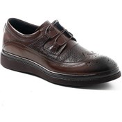 Resim Oxford Klasik Erkek Ka-c4604 John May Tekstıl Casual Ayakkabı Kahve Brnıs+kahve Flooter Kahverengi 