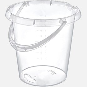 Resim PlastArt Şeffaf Kova 12L 