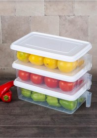 Resim 24parça Yeni Ev Set|saklamakabı|organizer|baharatlık|buzdolabı Organizer|nofrost Saklama Kabı|yağlık 