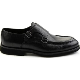 Resim Bambi Siyah Leather Erkek Klasik Ayakkabı E01755303040 
