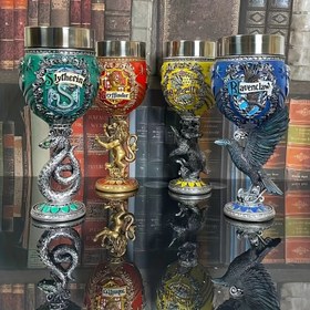 Resim WB Onaylı Harry Potter Film Serisi Gryffindor, Ravenclaw, Hufflepuff, Slytherin Heykelleri Ev Dekoru Masa Süsleri - Doğum Günü, Noel, Cadılar Bayramı ve Koleksiyon İçin Mükemmel Hediye 