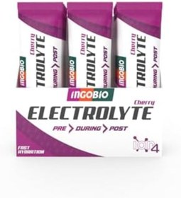 Resim STOREMAX ingobio Electrolyte Cherry - Elektrolit sporcu içeceği Vişne Aromalı - 15 Adet 1174223 