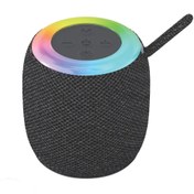 Resim Torima Gri D10 Taşınabilir Rgb Ledli Bluetooth Hoparlör Usb-fm Radyo 