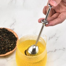 Resim Weather Forecast Paslanmaz Çelik Tek Hareket Çay Demleme Aparatı Bitki Çayı Süzgeci CIN526 