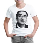 Resim Salvador Dali Beyaz Çocuk Tshirt 