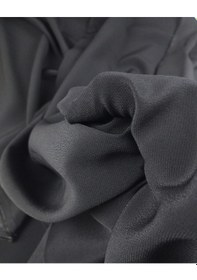 Resim Telalı Siyah Renkte Krep Kumaş En 130 Cm X Boy 325 Cm -9617 Renkli 