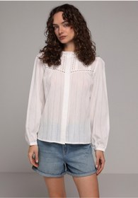 Resim Colin's Fashion Fit Kadın Beyaz Gömlek 