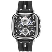 Resim Quantum PWG1014.351 SİLİKON KORDON KARE ERKEK KOL SAATİ 