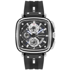 Resim Quantum PWG1014.351 SİLİKON KORDON KARE ERKEK KOL SAATİ 