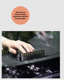 Resim Genel Markalar Fosforlu Araç İçi Park Kartı Numaratörü - Lisinya 