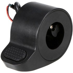 Resim Xiaomi Mijia M365 Elektrikli Scooter Kaykay Yedek Parçaları İçin Parmak Başparmak Hız Gaz Kelebeği Siyah 