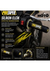 Resim Arora Sk 250 Protaper Yumuşak Silikon Elcik Sarı Siyah Kntk044 Sarı - Siyah 