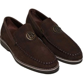 Resim Bestello Bağcıksız Eva Taban Loafer 331-080 Erkek Ayakkabı Kahve Nubuk 