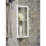 Resim Primanova Banyo Köşe Rafı Şeffaf S03 