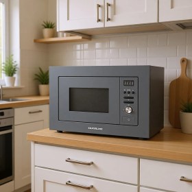 Resim Silverline MW9018S02 25 Litre Mikrodalga Fırın 1000 W Güçte Dijital Kontrol Özellikli Gri Renkli 