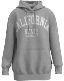 Resim Jjxx Bisiklet Yaka Kapüşonlu Kadın Sweatshırt 12223309 Gri 