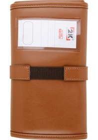 Resim 2k Rulo Kalemlik,sanatsal Kalemlik,dereceli Kalem,teknik Çizim Çantası,vegan 24'lü,çıtçıtlı,açık 21 58 Cm.,taba Taba 
