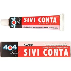 Resim 404 Sıvı Conta Kırmızı 45 Gr Tüp 