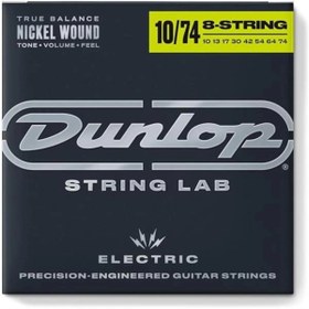 Resim AyrStore Den1074 Nickel 8 Telli Elektro Gitar Teli (10 74) 
