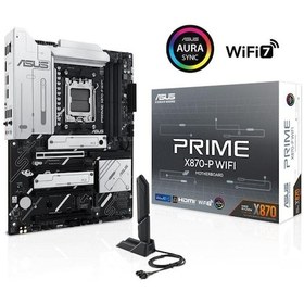 Resim Asus Prime X870-P Wi-Fi AMD X870 8000 MHz DDR5 AM5 ATX Anakart 