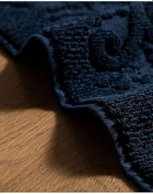 Resim Madame Coco Norice%100 Pamuk Ayak Havlusu, Lacivert, 50 x 70 