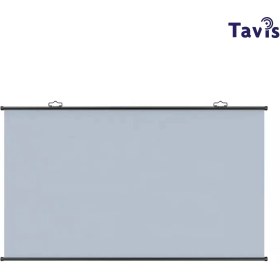 Resim TAVİSS 100 İNÇ 221X124 CM Anti-Light Duvar Tipi Rulo Katlanabilir Projeksiyon Perdesi 