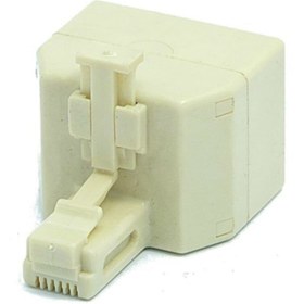Resim Genel Markalar 2'li Rj-11 Telefon Hat Dağıtıcı Çoklayıcı Splitter 