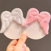 Resim Bang Klipsi Sevimli Peluş Saç Aksesuarı Douyin Aynı Stil Melek Kanatları Çift Klip, HUHEY 