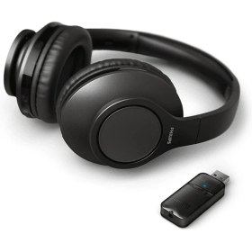 Resim Philips TAH6206BK/00 Kablosuz Kulak Üstü Tv Kulaklığı Siyah 