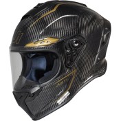 Resim Just1 J-gpr Golden Road Carbon Kapalı Motosiklet Kaskı Siyah Altın 