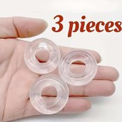 Resim 3'lü Paket Silikon Boyalı Plastik Kapı Tamponları, Alt Kapılara Kauçuk Duvar Koruyucuları, Kendin Yap Basit Onarım Kauçuk Kapı Durdurucular 