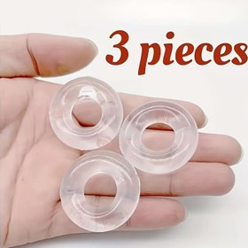 Resim 3'lü Paket Silikon Boyalı Plastik Kapı Tamponları, Alt Kapılara Kauçuk Duvar Koruyucuları, Kendin Yap Basit Onarım Kauçuk Kapı Durdurucular 
