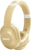 Resim Zore BT850 Ayarlanabilir ve Katlanabilir 90 Derece Dönebilen Kulak Üstü Bluetooth Kulaklık, Krem 