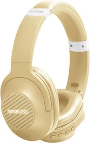 Resim Zore BT850 Ayarlanabilir ve Katlanabilir 90 Derece Dönebilen Kulak Üstü Bluetooth Kulaklık, Krem 
