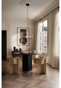 Resim 101 Copenhagen Maru Pendant Ø60 Burned Black Led, Dekoratif Tasarım Sarkıt Aydınlatma Yanmış Siyah 3 