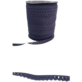 Resim Çamaşır Askısı Şerit En 1 Cm Lacivert 5 Metre 