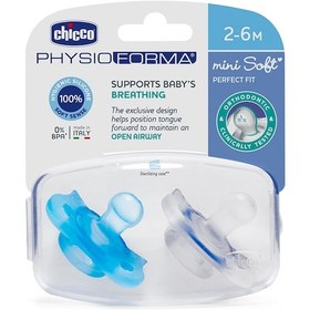 Resim Chicco Physioforma Mini Soft Mavi 2-6 Ay İkili Mavi 