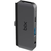 Resim Bix BX16HB Type-C to 4K HDMI 3.5mm Aux PD USB 3.0 Hub Çoklayıcı Dönüştürücü Adaptör Bix