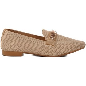 Resim Ayakmod 517046 Z Bej Kadın Taşlı Babet Bej 