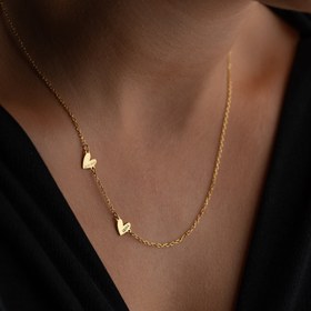 Resim KÖPRÜCÜK TARİH & İSİM KALP KOLYE | 925 GÜMÜŞ - Gold 