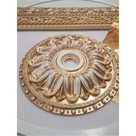 Resim Bazaar Avm 40X40 cm Oval Dekoratif Avize Göbeği 