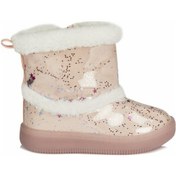 Resim Comet Işıklı Kız Bebe Pudra Bot 220.b20k.108 Altın 