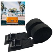 Resim Çift Sörf Tahtası Kano Kam Tokası Kayak Kayışı Açık Hava Plaj Araba Üstü Sörf Tavanı Yüksek Mukavemetli Bagaj Rafı Hızlı Çıkarma Bağlama 