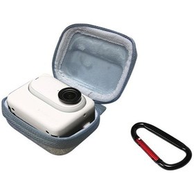 Resim Insta360 İçin 3 Mini Vücut Çantası Taşınabilir Depolama Çantası Karabinli Gri 